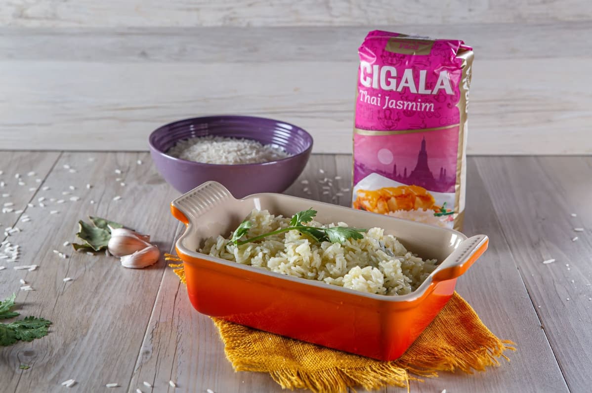 Receita De Arroz De Coentro Da Cigala!