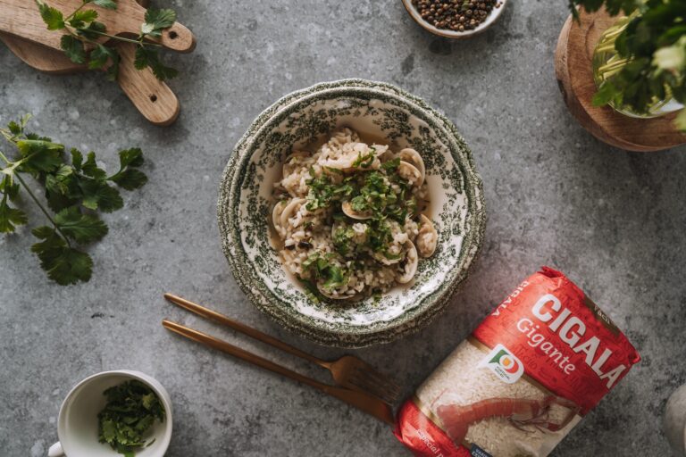 Foto de Arroz De Coentros Com Amêijoas: Descubra A Receita