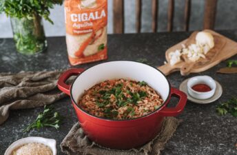 imagen receta Arroz de atum no forno: uma receita prática e saborosa