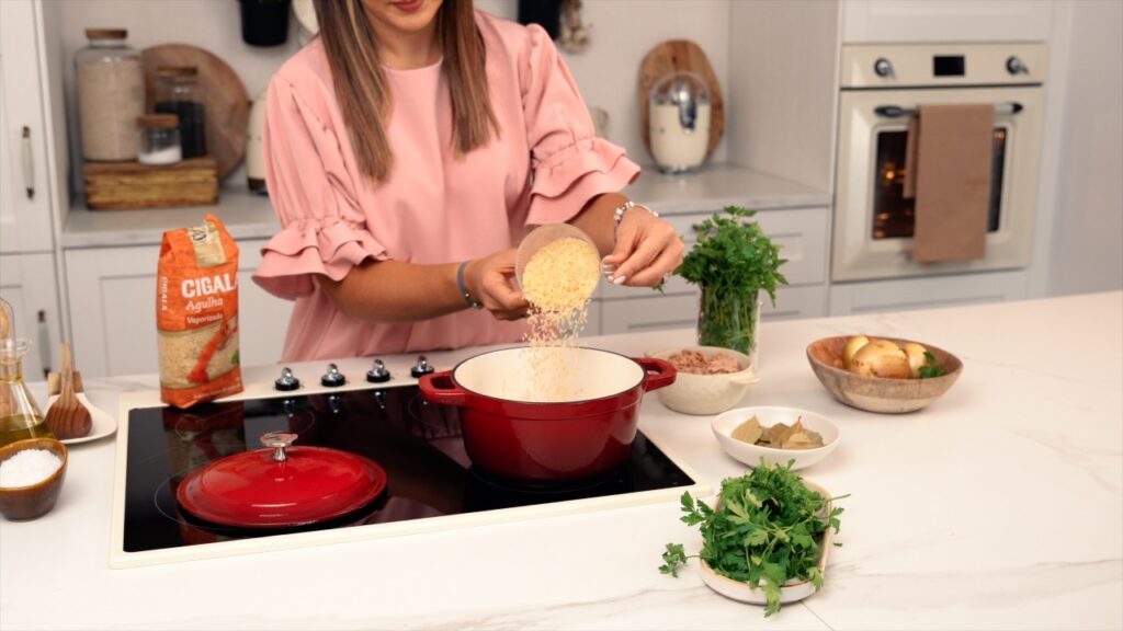 Cozinhar o arroz