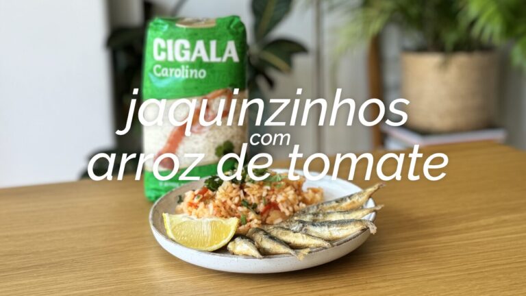 Foto de Jaquinzinhos fritos com arroz de tomate