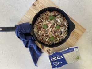 Arroz de cogumelos: uma receita irresistível