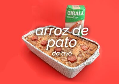 Receita de arroz de pato da avó