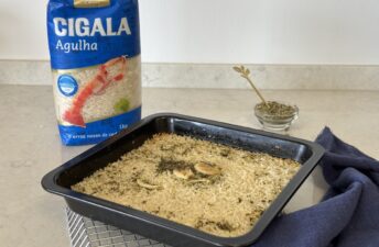 imagen receta Arroz na airfryer: Uma receita completa