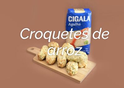 Receita de croquetes de arroz