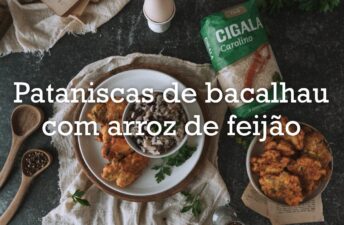 imagen receta Pataniscas de bacalhau com arroz de feijão: Receita tradicional