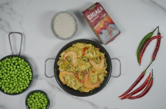 imagen receta Receita de paella espanhola: Sabores tradicionais e marítimos